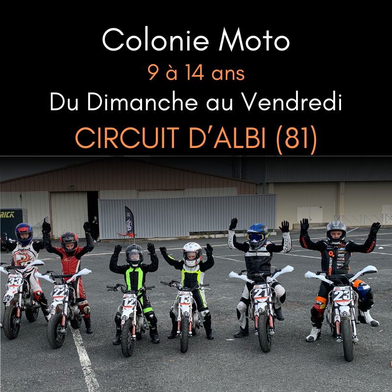 Colonie moto enfant